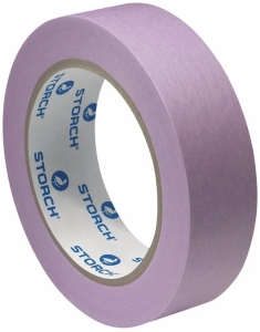 Лента малярная STORCH фиолетовая 38мм x 50м, SPEZIAL Das Schone бумажная сверхтонкая (24/1) (493338)