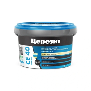 Затирка Церезит CE 40 светло-коричневая, 2 кг