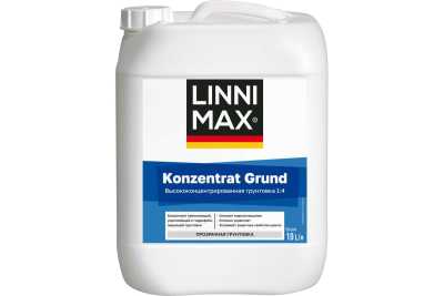 Грунтовка-концентрат ВД LINNIMAX Концентрат Грунт (1:4) 10 л