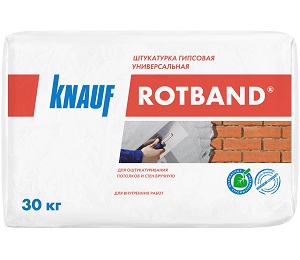 Штукатурка гипсовая Knauf Rotband, 30 кг