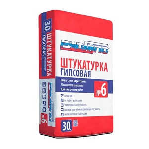 Штукатурка гипсовая РусГипс 6, 30 кг