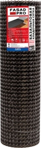 Сетка базальтовая кладочная FasadPro 25х25 мм, 1х50 м