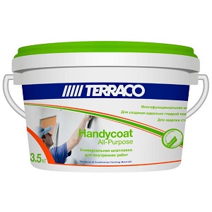 Шпаклевка готовая универсальная Terraco Handycoat All-Purpose, 3,5 кг
