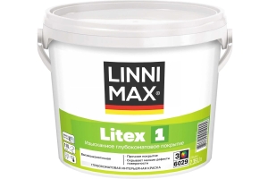 Краска интерьерная моющаяся LINNIMAX Litex 1 под колеровку 2,35 л