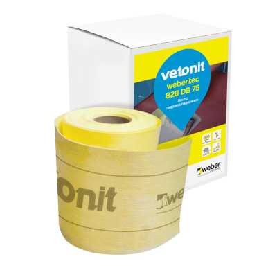 Лента изоляционная Weber Tec 828 DB 75, 10м/ролик