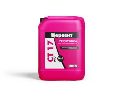 Грунт глубокого проникновения Церезит CT 17 PRO, 5 л