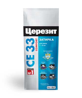 Затирка Церезит CE 33 роса, 2 кг